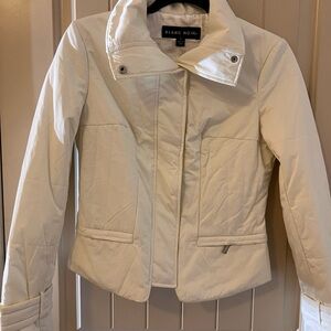 Blanc Noir Women's Off-White Puffer Jacket